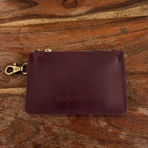 Portland Leather Burgundy Card Holder